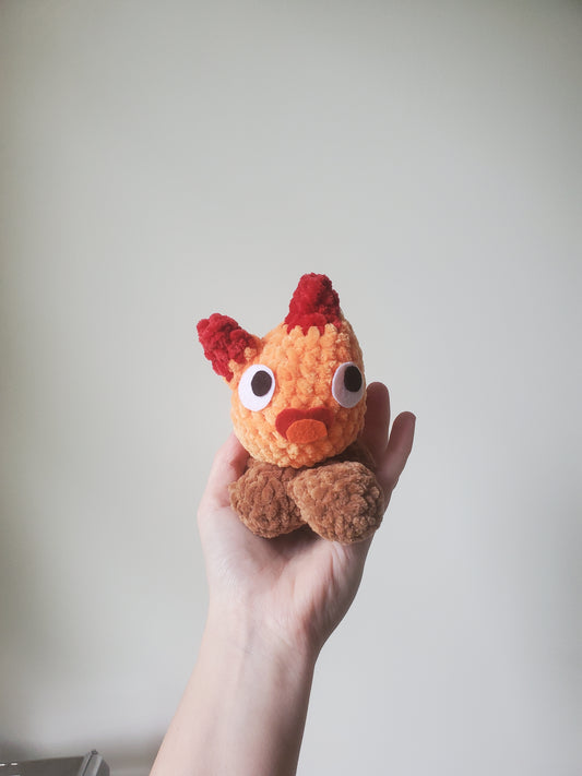 Calcifer from Howl's Moving Castle Crochet Plushie